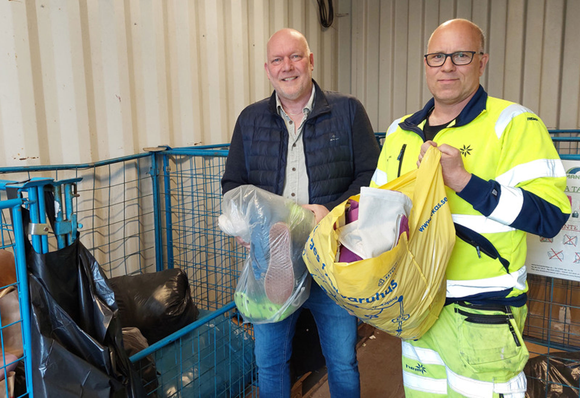 Peter Gustavsson och Mattias Hellqvist på Flygstadens ÅVC